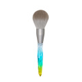 6pcs Wholesale Fantasy Crystal Handle Synthetic Hair Blue Gray Custom Logo Private Label Professional Makeup Brush Set